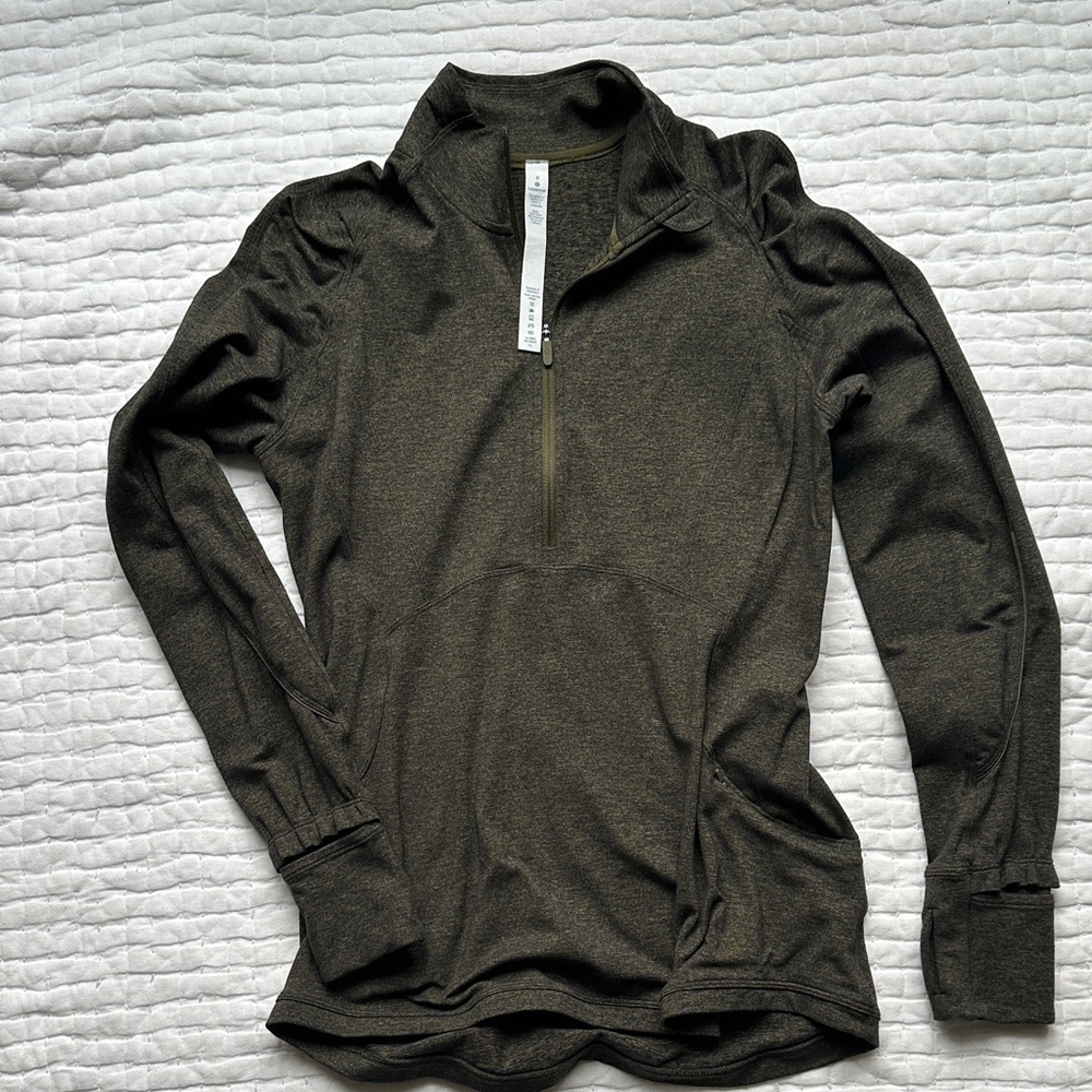 lululemon athletica Dark Gray Long Sleeve Top